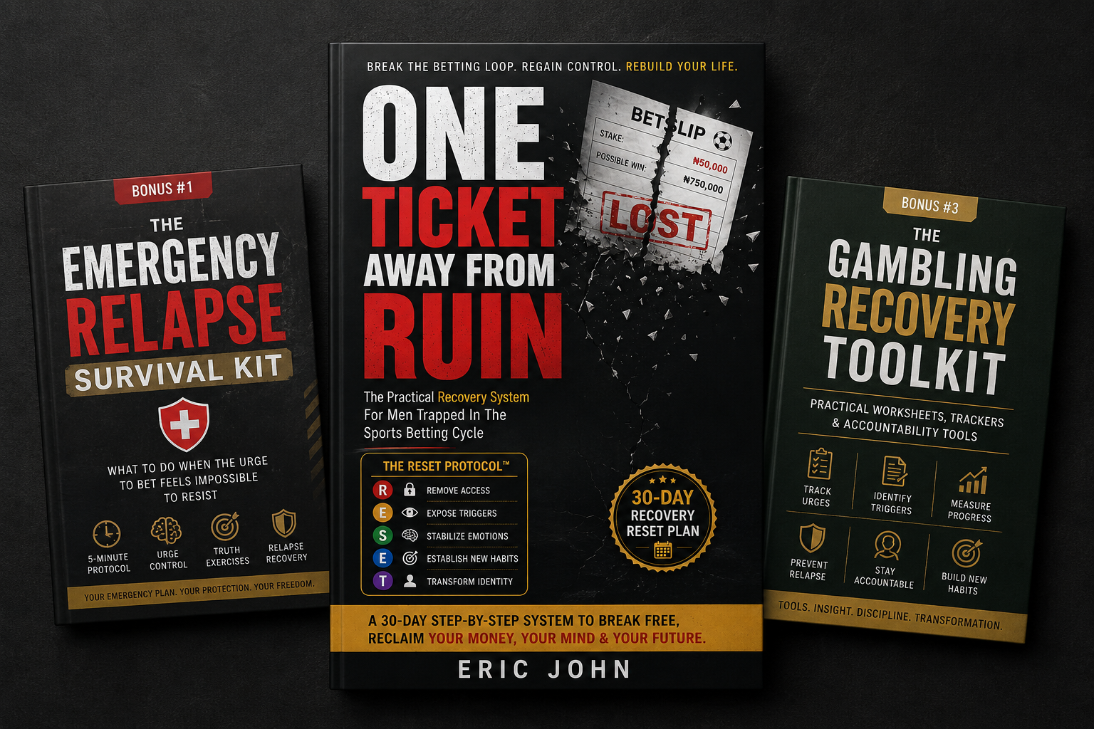 Complete Bundle — One Ticket Away From Ruin + Both Bonuses